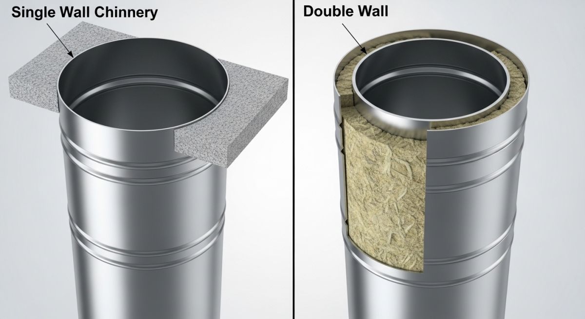 Tek Cidarlı ve Çift Cidarlı Baca Sistemleri Nedir?